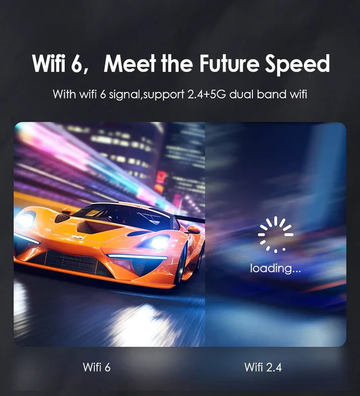 Full HD 1080P Smart LED Projector | 4K Support, 1800 ANSI, Auto Focus, WiFi 6, Android, Home & Outdoor Cinema