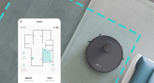 LDS Robot Vacuum Cleaner with 4000Pa Suction | Multi-Map Navigation, App & Alexa Control, Pet Hair Friendly