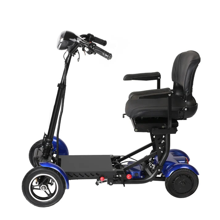 36V Foldable 4-Wheel Electric Scooter | 500W Dual Motor, 12mph, 2-Seater Mobility Scooter for Elderly & Disabled