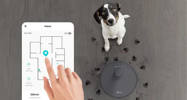 LDS Robot Vacuum Cleaner with 4000Pa Suction | Multi-Map Navigation, App & Alexa Control, Pet Hair Friendly