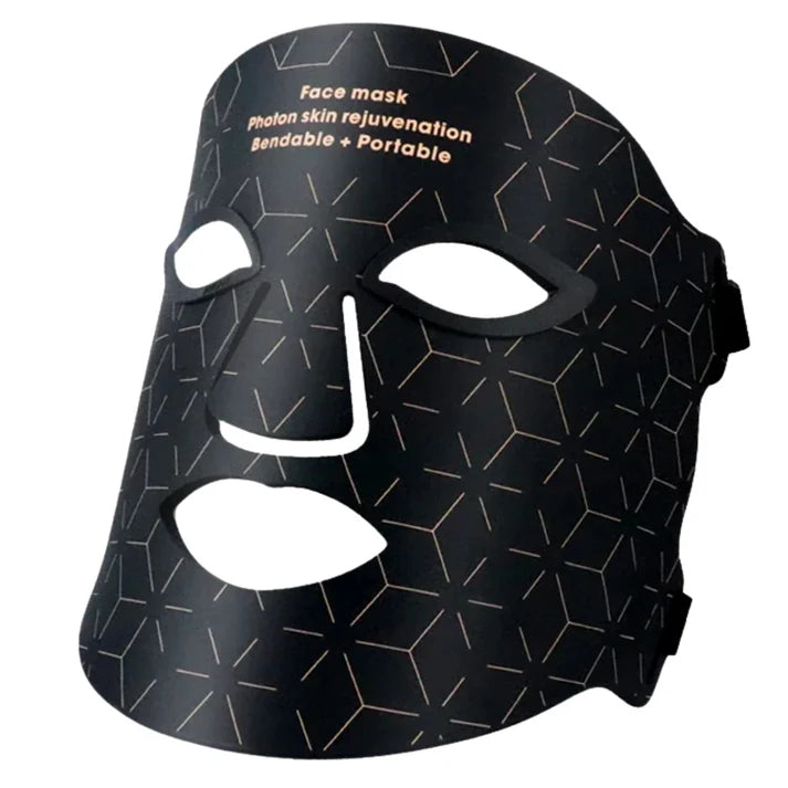 Silicone LED Face & Neck Mask | Anti-Aging Photon Light Therapy for Skin Rejuvenation & Brightening