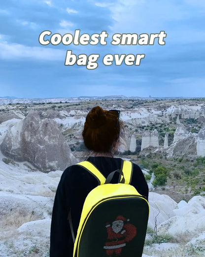 Smart LED Display Advertising Backpack – Large Capacity Outdoor Digital Screen
