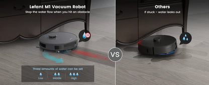 LDS Robot Vacuum Cleaner with 4000Pa Suction | Multi-Map Navigation, App & Alexa Control, Pet Hair Friendly