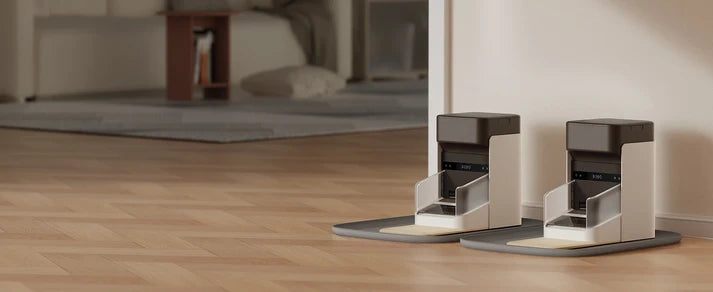 5G Automatic Cat Feeder with App Control & Light Collar Tag – 3L Capacity