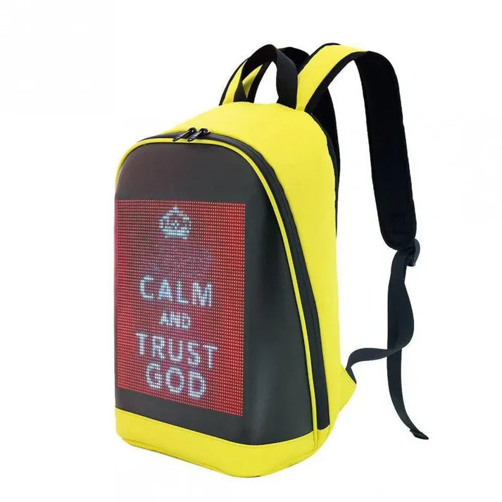 Smart LED Display Advertising Backpack – Large Capacity Outdoor Digital Screen