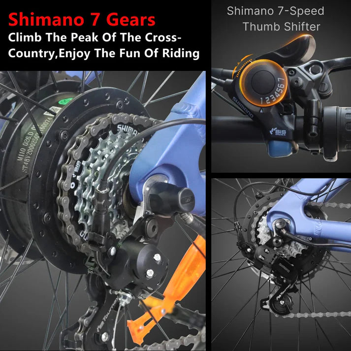2000W Electric Mountain Bike | 57KM/H Speed, 27.5" Tires, Removable Battery, High-Power E-Bike for Adults
