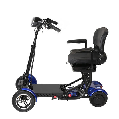 36V Foldable 4-Wheel Electric Scooter | 500W Dual Motor, 12mph, 2-Seater Mobility Scooter for Elderly & Disabled