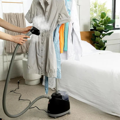 Steam & Go Handheld Garment Steamer | Foldable Upright Steamer for Clothes, Curtains, Bedding & Upholstery
