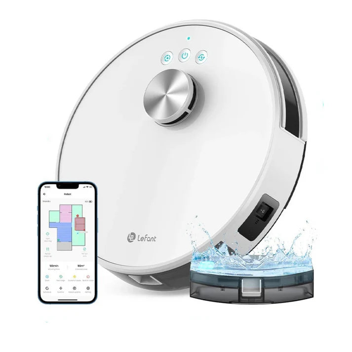 LDS Robot Vacuum Cleaner with 4000Pa Suction | Multi-Map Navigation, App & Alexa Control, Pet Hair Friendly