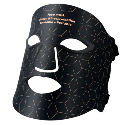 Silicone LED Face & Neck Mask | Anti-Aging Photon Light Therapy for Skin Rejuvenation & Brightening