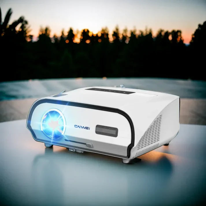 Full HD 1080P Smart LED Projector | 4K Support, 1800 ANSI, Auto Focus, WiFi 6, Android, Home & Outdoor Cinema