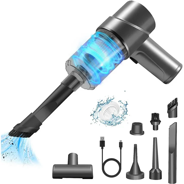 120W Mini Handheld Car Vacuum Cleaner | High-Power Portable Auto Interior Cleaner