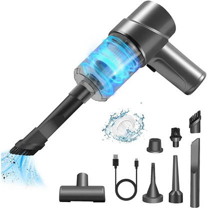 120W Mini Handheld Car Vacuum Cleaner | High-Power Portable Auto Interior Cleaner